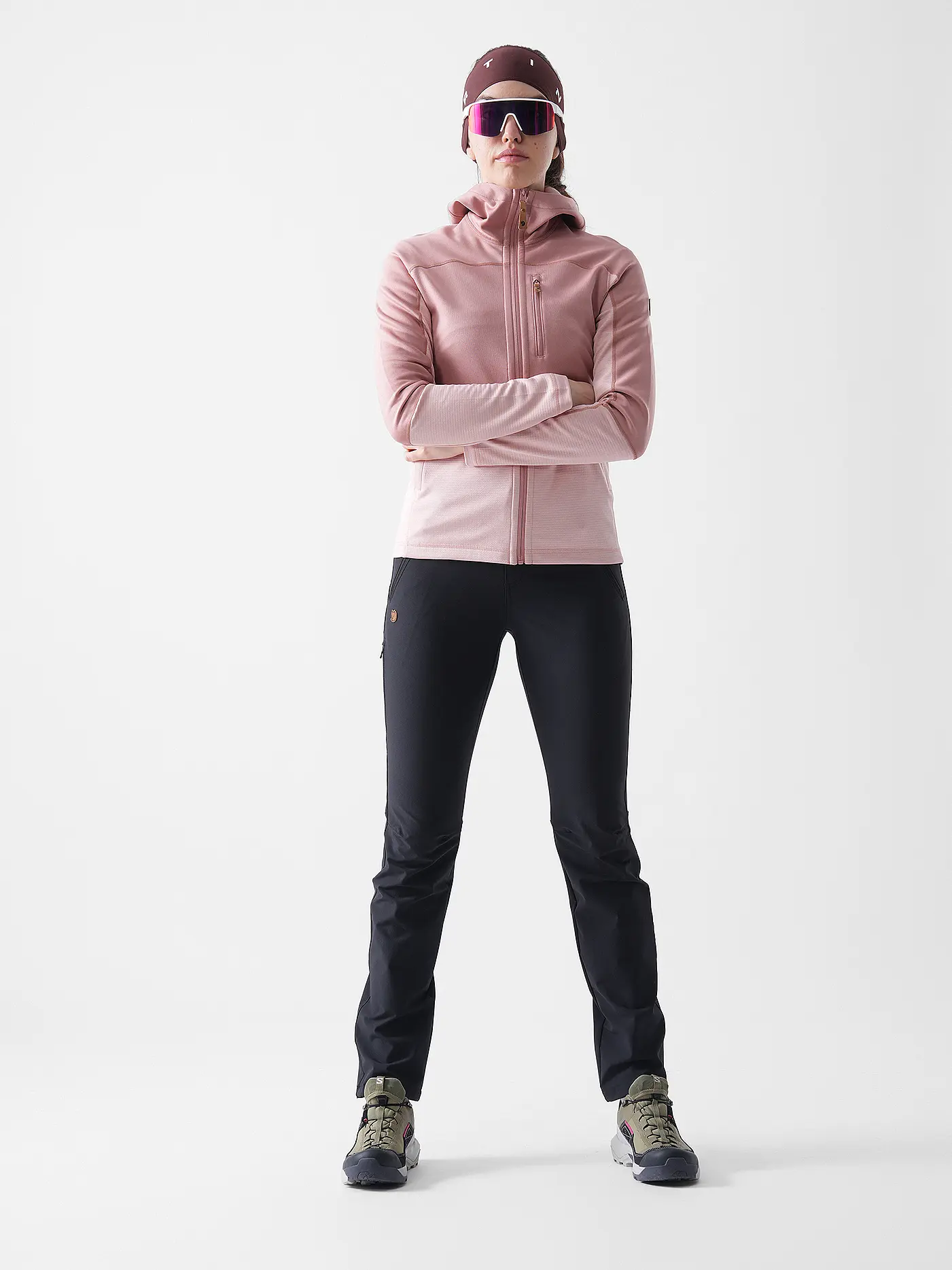 FJÄLLRÄVEN | Damen Fleecejacke Abisko Trail Hoodie | 